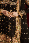 MNR | Zarlish Festive Formals | Afreen L Black Silk