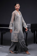 MNR | Chai Coffee Luxury Pret | Grey Eminance XL Gray Organza