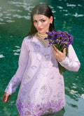 Sahane | Lovent Embroidered Pret 25 | ME23008 Lily M Light Lavender Lawn