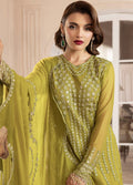 Sahane | Elyssa Festive Chiffon | CT-19001 Eve - ELYSSA M Olive Green Chiffon
