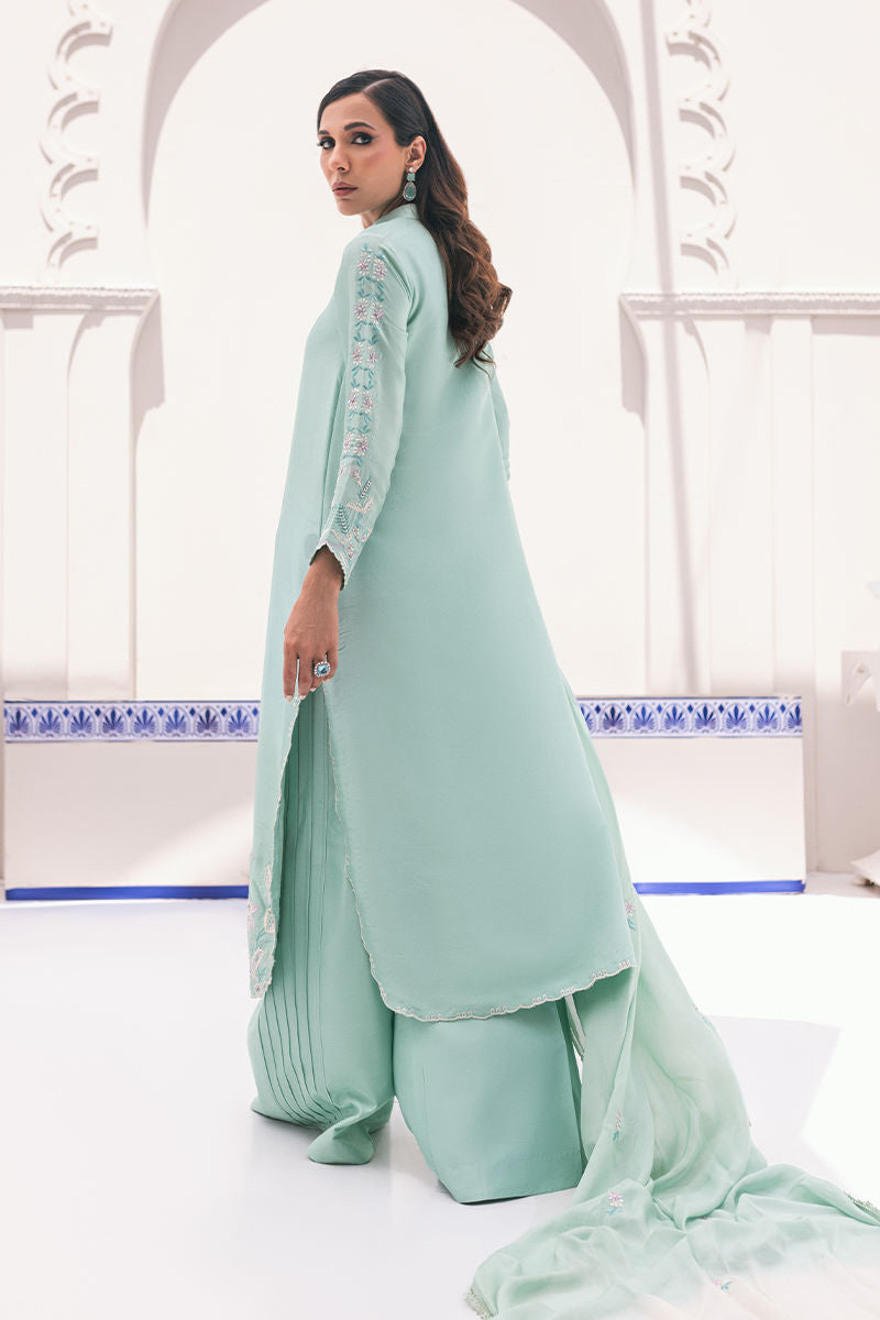 Ansab Jahangir | Luxe Pret Signature | PEONY - Pakistani Designer Dress - by Ansab Jahangir | Type: Luxury - 100% Original at Saira Sultan