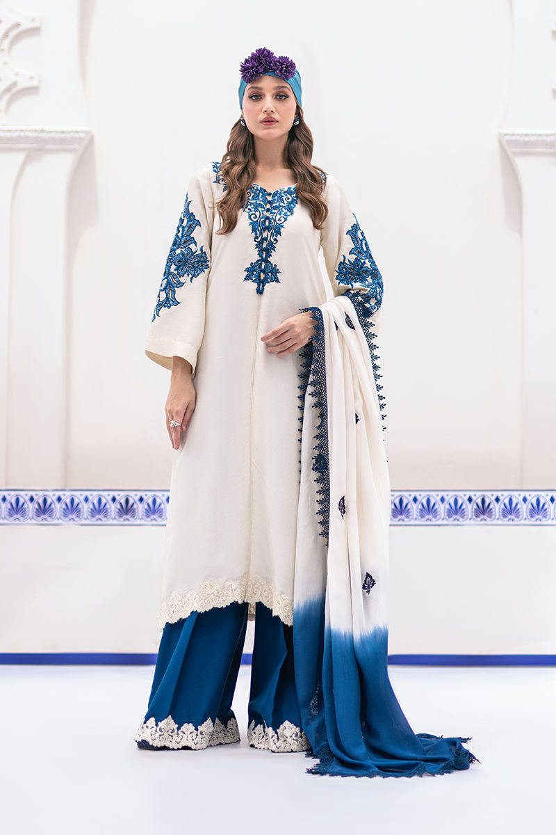 Ansab Jahangir | Luxe Pret Signature | ZAHA - Pakistani Designer Dress - by Ansab Jahangir | Type: Luxury - 100% Original at Saira Sultan