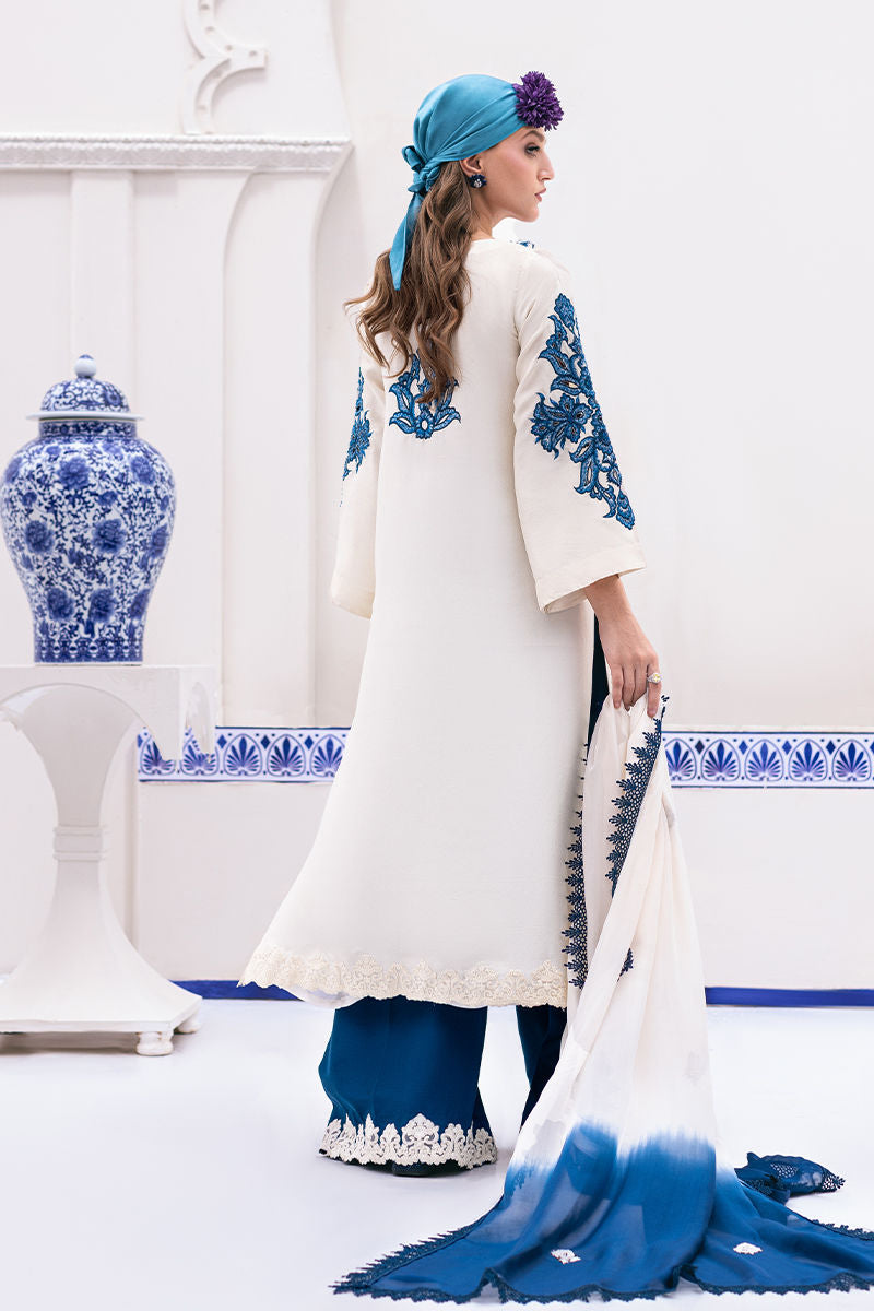 Ansab Jahangir | Luxe Pret Signature | ZAHA - Pakistani Designer Dress - by Ansab Jahangir | Type: Luxury - 100% Original at Saira Sultan