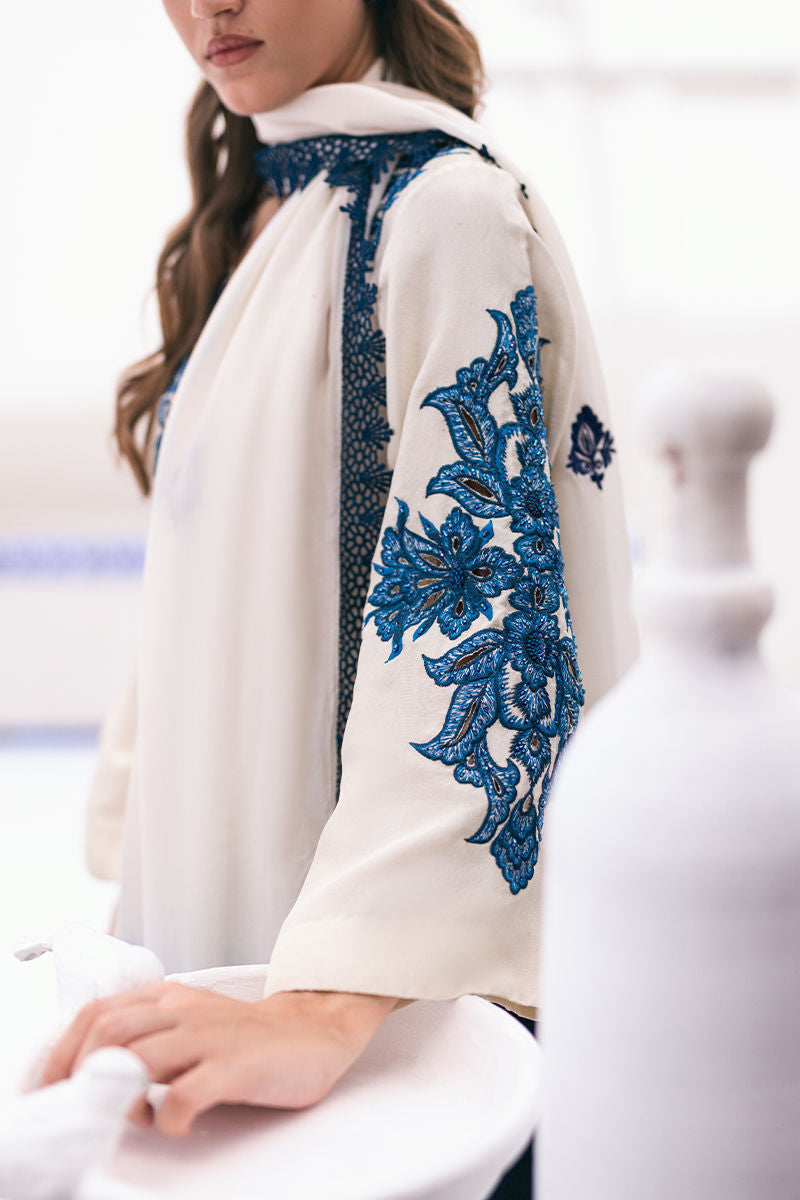 Ansab Jahangir | Luxe Pret Signature | ZAHA - Pakistani Designer Dress - by Ansab Jahangir | Type: Luxury - 100% Original at Saira Sultan