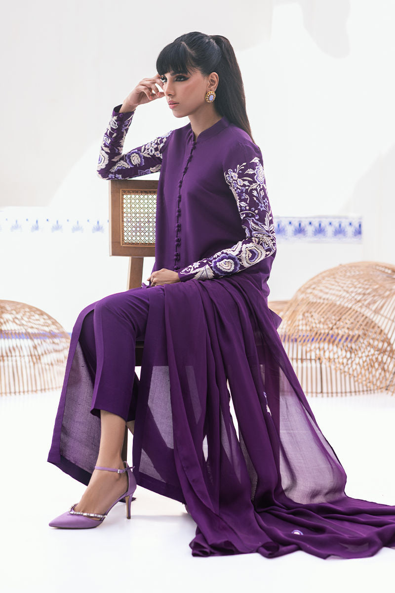 Ansab Jahangir | Luxe Pret Signature | ELISE - Pakistani Designer Dress - by Ansab Jahangir | Type: Luxury - 100% Original at Saira Sultan