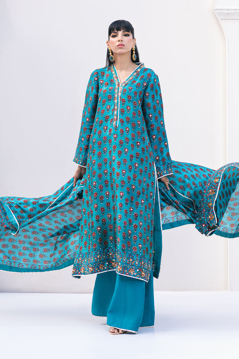Ansab Jahangir | Luxe Pret Signature | ADAH - Pakistani Designer Dress - by Ansab Jahangir | Type: Luxury - 100% Original at Saira Sultan