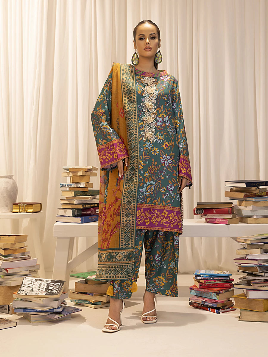 Salitex | Sibel Printed Lawn Silk | ST-03 XL