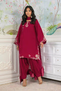 Annus Abrar | Sehr Eid Luxe | Pemala XS Crimson Pure Raw Silk