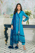 Annus Abrar | Sehr Eid Luxe | Enala XS Teal Silk Net