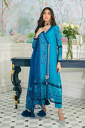 Annus Abrar | Sehr Eid Luxe | Enala L Teal Silk Net