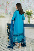 Annus Abrar | Sehr Eid Luxe | Enala S Teal Silk Net