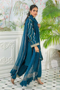 Annus Abrar | Sehr Eid Luxe | Izali Deep Teal S Deep Teal Pure Silk
