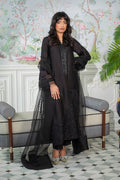 Annus Abrar | Sehr Eid Luxe | Lainey Black S Black Pure Sheesha Silk