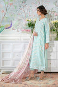 Annus Abrar | Sehr Eid Luxe | Elesia L Ice Blue Pure Silk