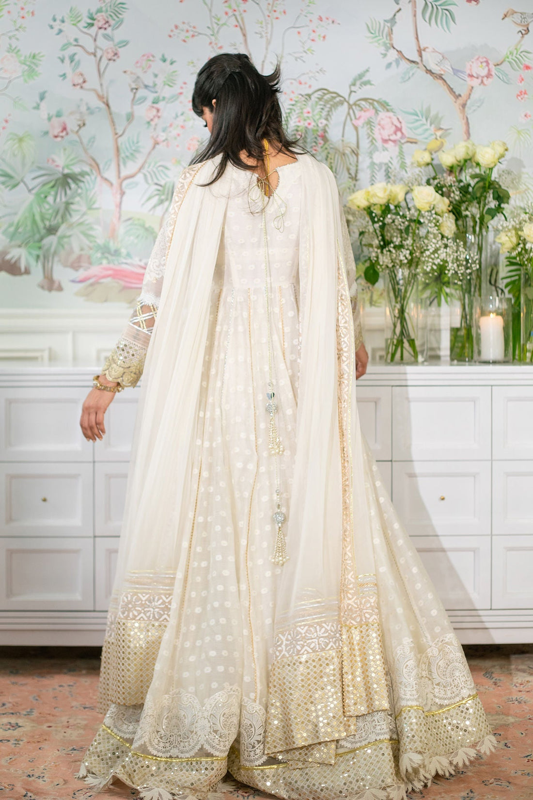 Annus Abrar | Sehr Eid Luxe | Heyma XS Ivory Silk Net