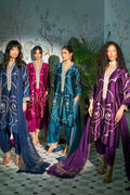 Annus Abrar | Sehr Eid Luxe | Izali Aubergine L Dark Purple Pure Silk