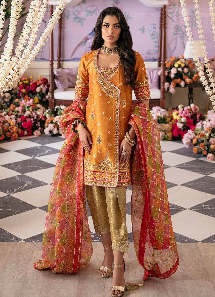 Farah Talib Aziz | Mayna Festive Luxe | Sarv - Pakistani Designer Dress - by Farah Talib Aziz | Type: Bridal - 100% Original at Saira Sultan