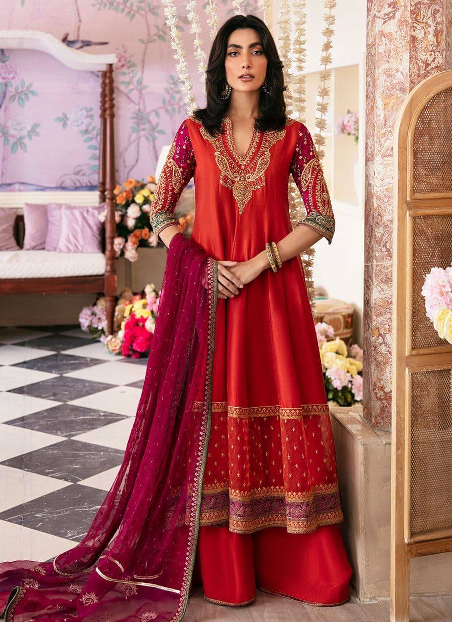 Farah Talib Aziz | Mayna Festive Luxe | SHERINA - Pakistani Designer Dress - by Farah Talib Aziz | Type: Bridal - 100% Original at Saira Sultan