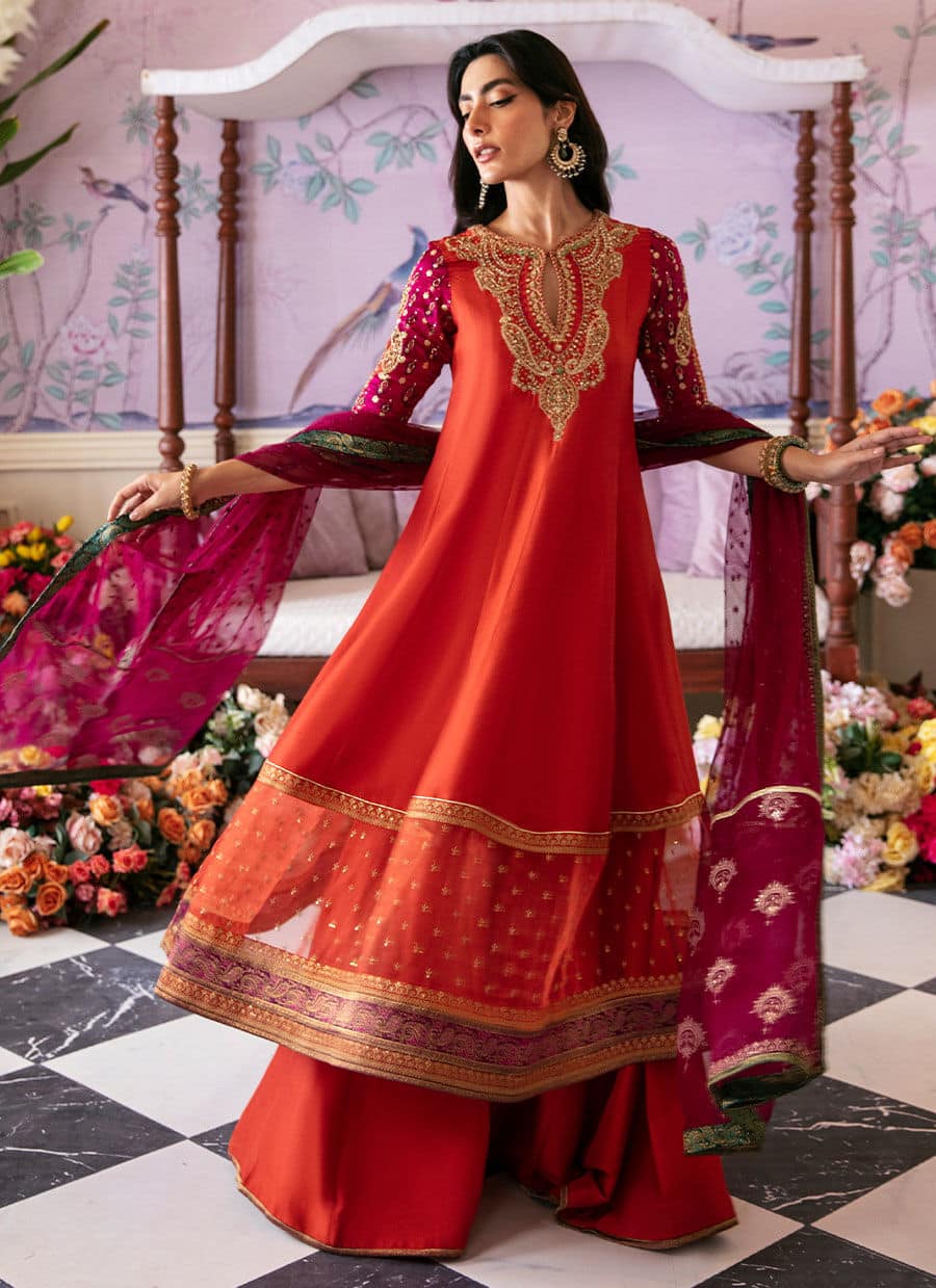 Farah Talib Aziz | Mayna Festive Luxe | SHERINA - Pakistani Designer Dress - by Farah Talib Aziz | Type: Bridal - 100% Original at Saira Sultan