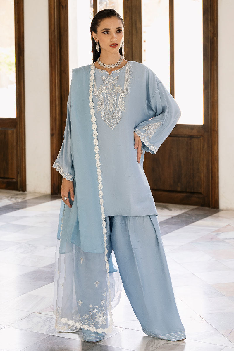 Ansab Jahangir | Luxe Pret Signature | Delphinium - Pakistani Designer Dress - by Ansab Jahangir | Type: Luxury - 100% Original at Saira Sultan