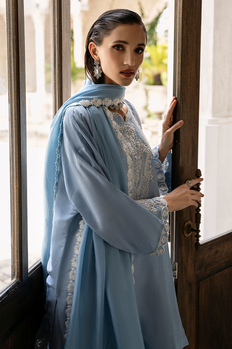 Ansab Jahangir | Luxe Pret Signature | Delphinium - Pakistani Designer Dress - by Ansab Jahangir | Type: Luxury - 100% Original at Saira Sultan