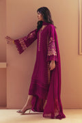 Annus Abrar | Eid Elemental Festive | Mersana L Magenta Cotton Net