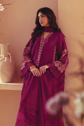 Annus Abrar | Eid Elemental Festive | Mersana M Magenta Cotton Net