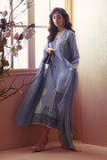 Annus Abrar | Eid Elemental Festive | Cyrene M Pastel Blue Cotton Net