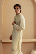 Annus Abrar | Eid Elemental Festive | Kavesh XL Pistachio Green Cotton Net
