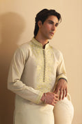 Annus Abrar | Eid Elemental Festive | Kavesh M Pistachio Green Cotton Net