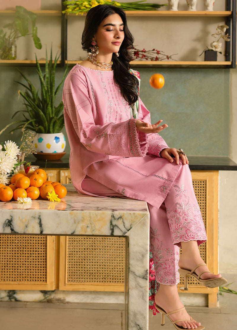 Sahane | In Laws in Lawn Eid Edit | CT-21009 Zira M Light Pink Lawn