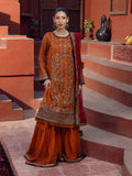 Salitex | Signature Festive Chiffon | SUNW6JI019UT L Rust Khaddi Net