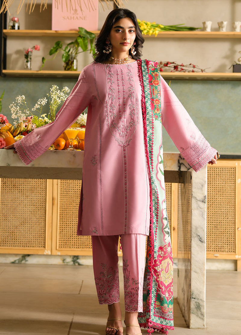 Sahane | In Laws in Lawn Eid Edit | CT-21009 Zira XS Light Pink Lawn