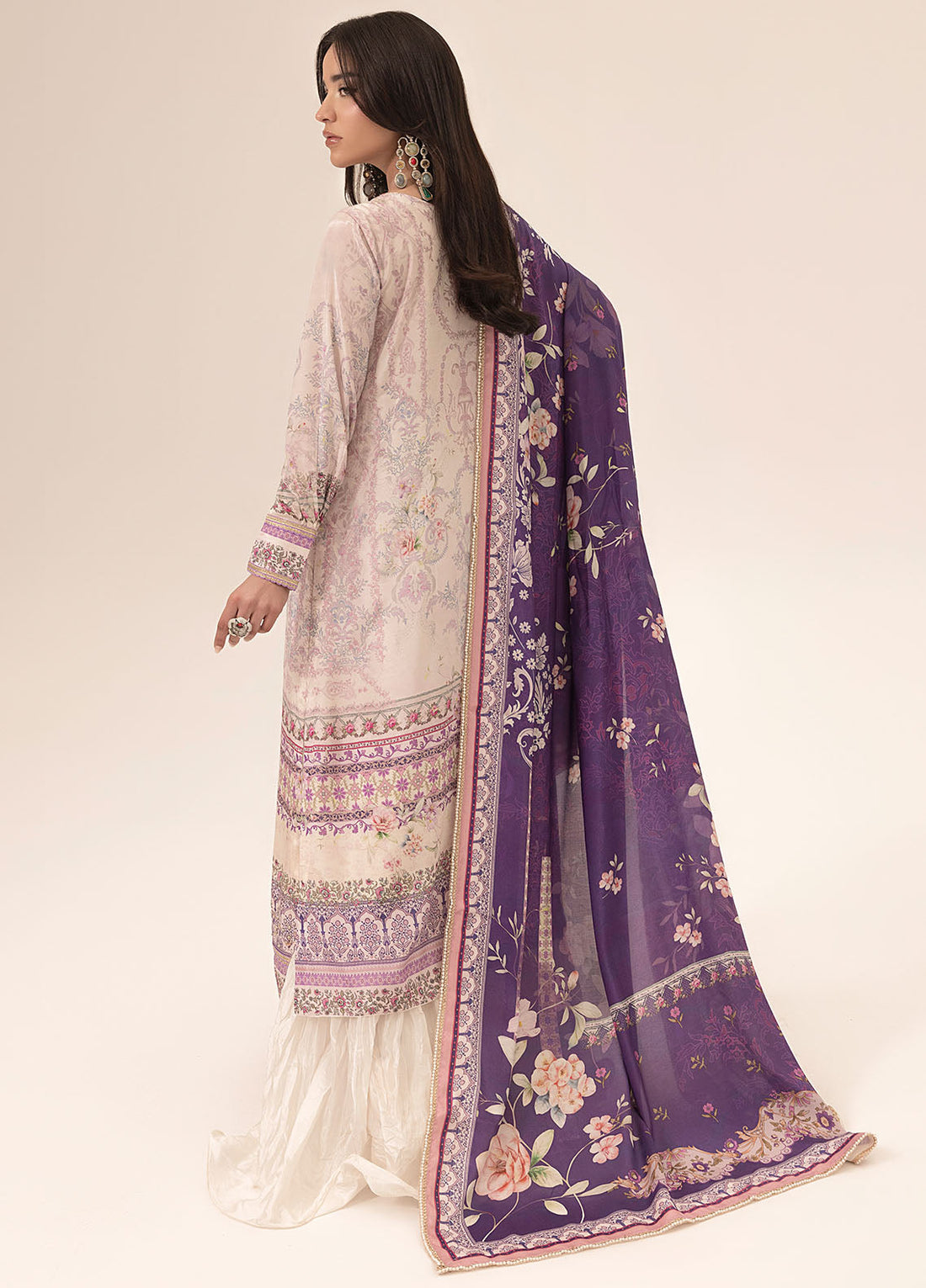 Sahane | Suay Silk Handwork Edit | CT-15003 KAIA - SUAY XS Beige Silk