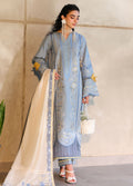Sahane | In Laws in Lawn Eid Edit | CT-21007 Luna M Light Gray Lawn