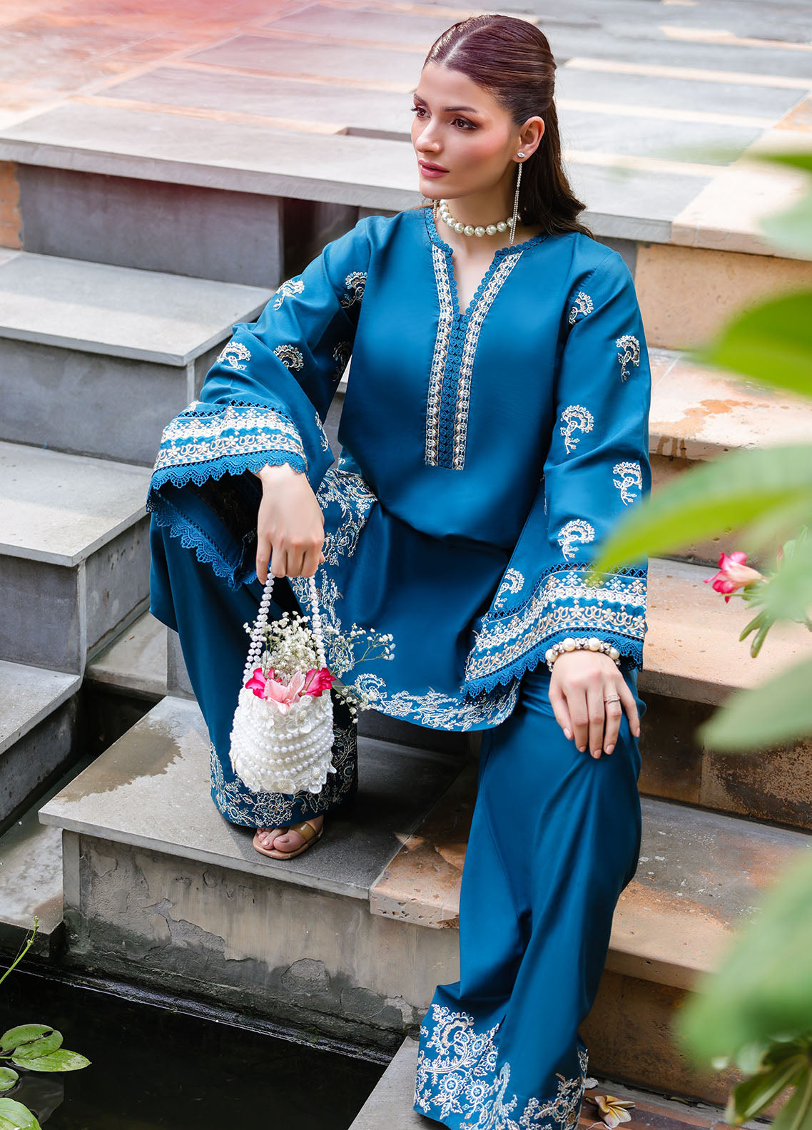 Sahane | Lovent Embroidered Pret 25 | ME23001 Euphoria
