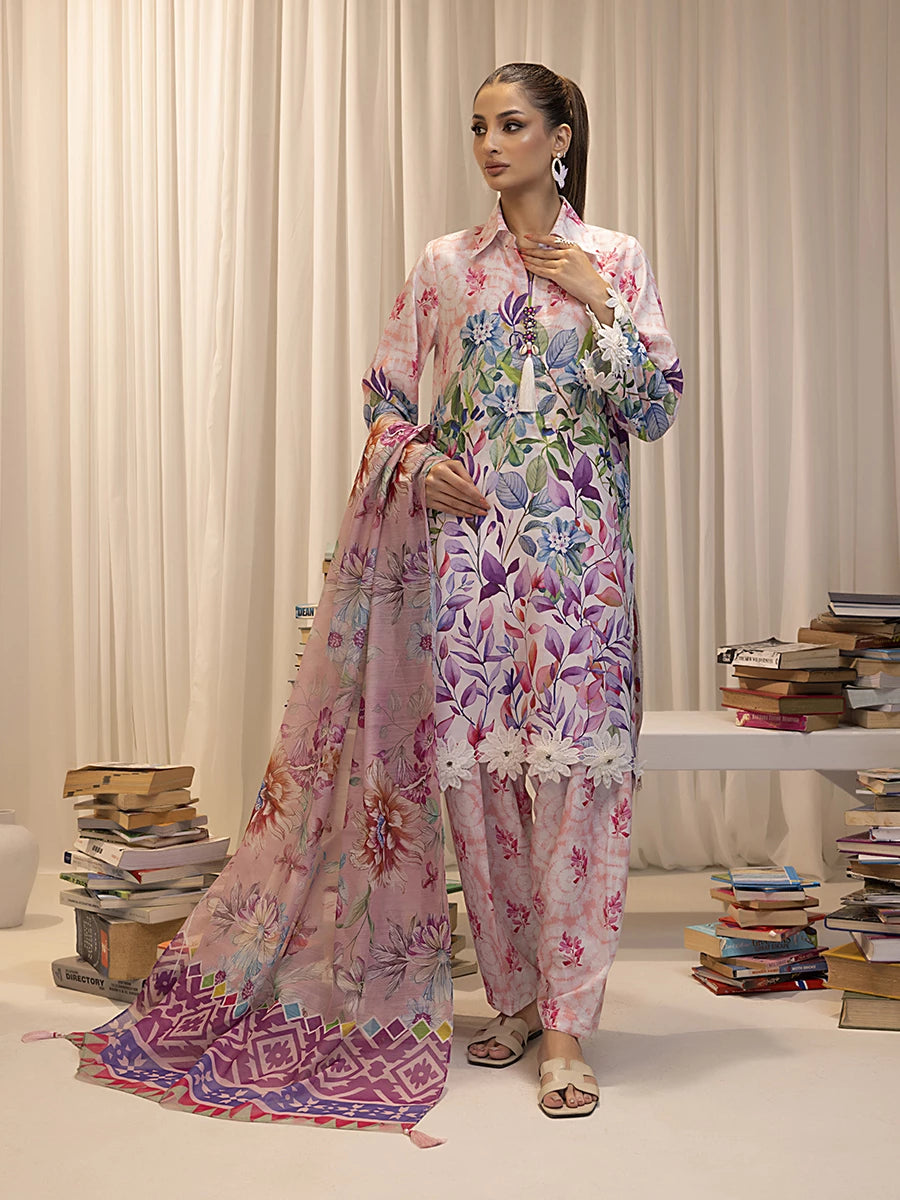 Salitex | Sibel Printed Lawn Silk | ST-04 XS