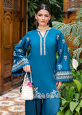 Sahane | Lovent Embroidered Pret 25 | ME23001 Euphoria M Teal Blue Lawn