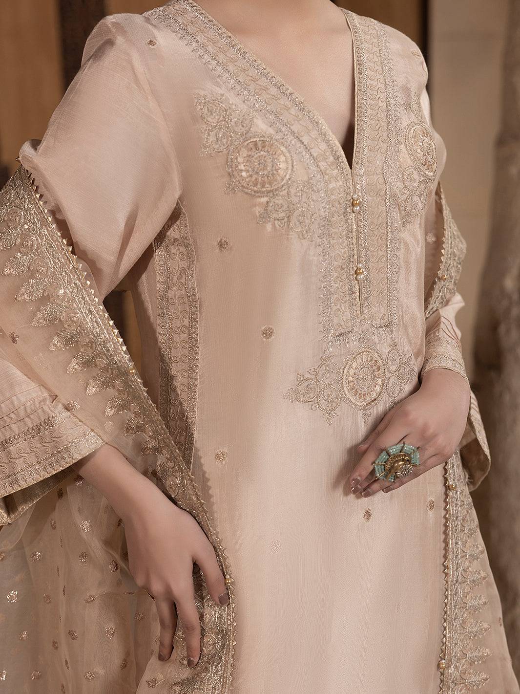 Hem Stitch | Raw Silk Edit 25 |Janan - Pakistani Designer Dress - by Hemstitch | Type: Ladies Clothes - 100% Original at Saira Sultan