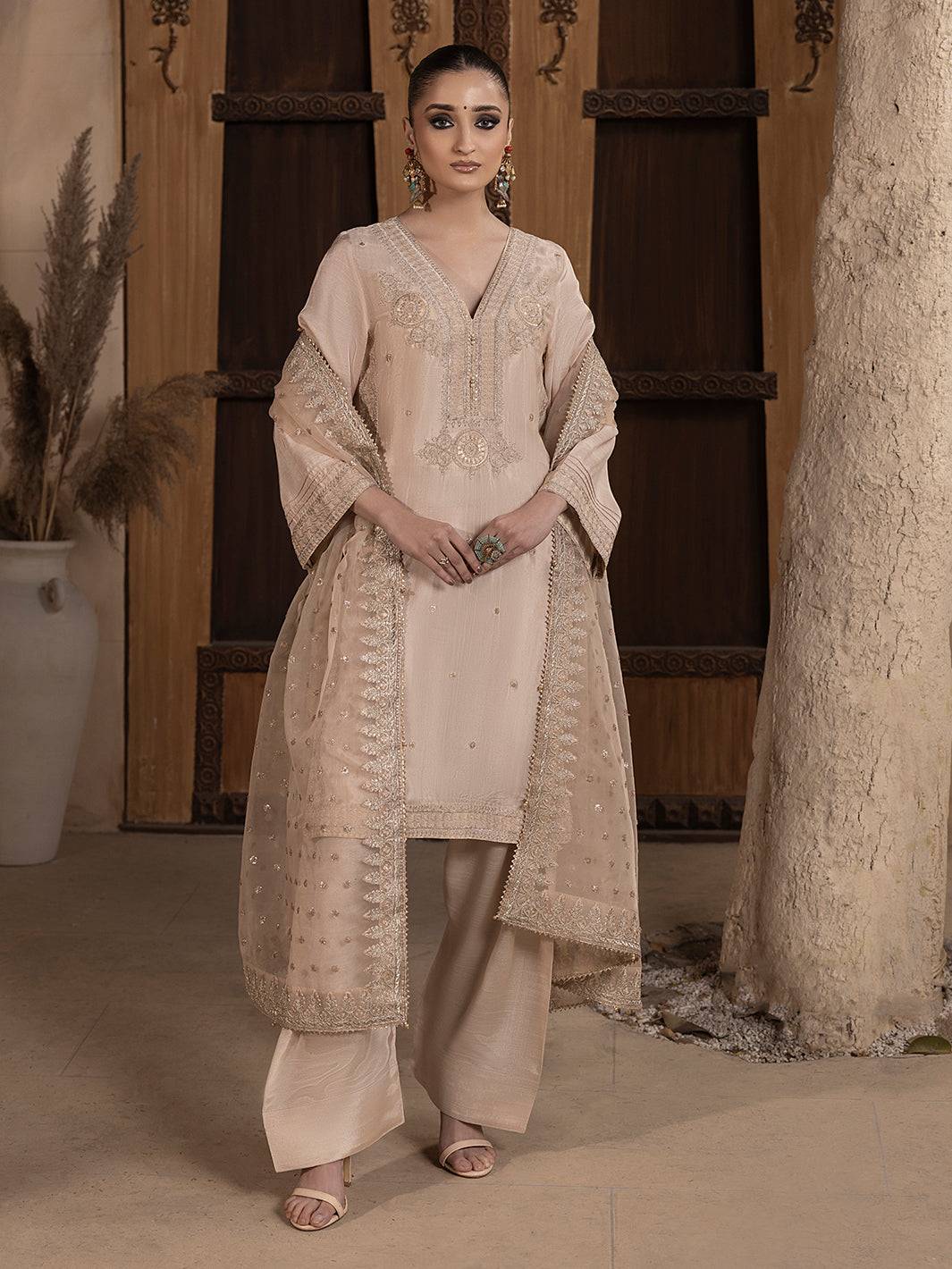 Hem Stitch | Raw Silk Edit 25 |Janan - Pakistani Designer Dress - by Hemstitch | Type: Ladies Clothes - 100% Original at Saira Sultan