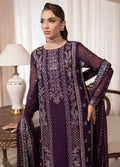 Sahane | Elyssa Festive Chiffon | CT-19006 Mure - ELYSSA L Deep Purple Chiffon