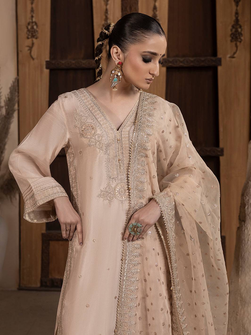 Hem Stitch | Raw Silk Edit 25 |Janan - Pakistani Designer Dress - by Hemstitch | Type: Ladies Clothes - 100% Original at Saira Sultan