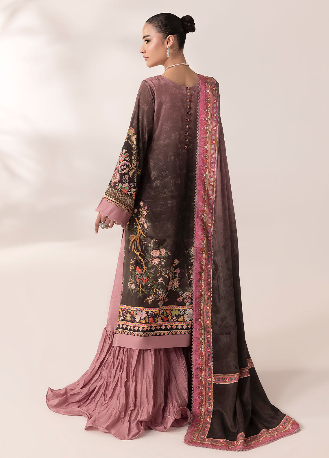 Sahane | Suay Silk Handwork Edit | CT-15007 LILANA - SUAY XS Pink Silk
