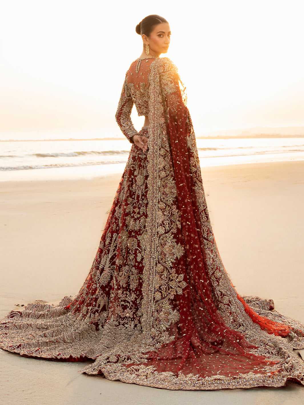 Epoque | Reverie Eternelle | Adoree XS Maroon Tulle