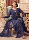 Sahane | Elyssa Festive Chiffon | CT-19002 Elle - ELYSSA Custom Size Navy Blue Chiffon