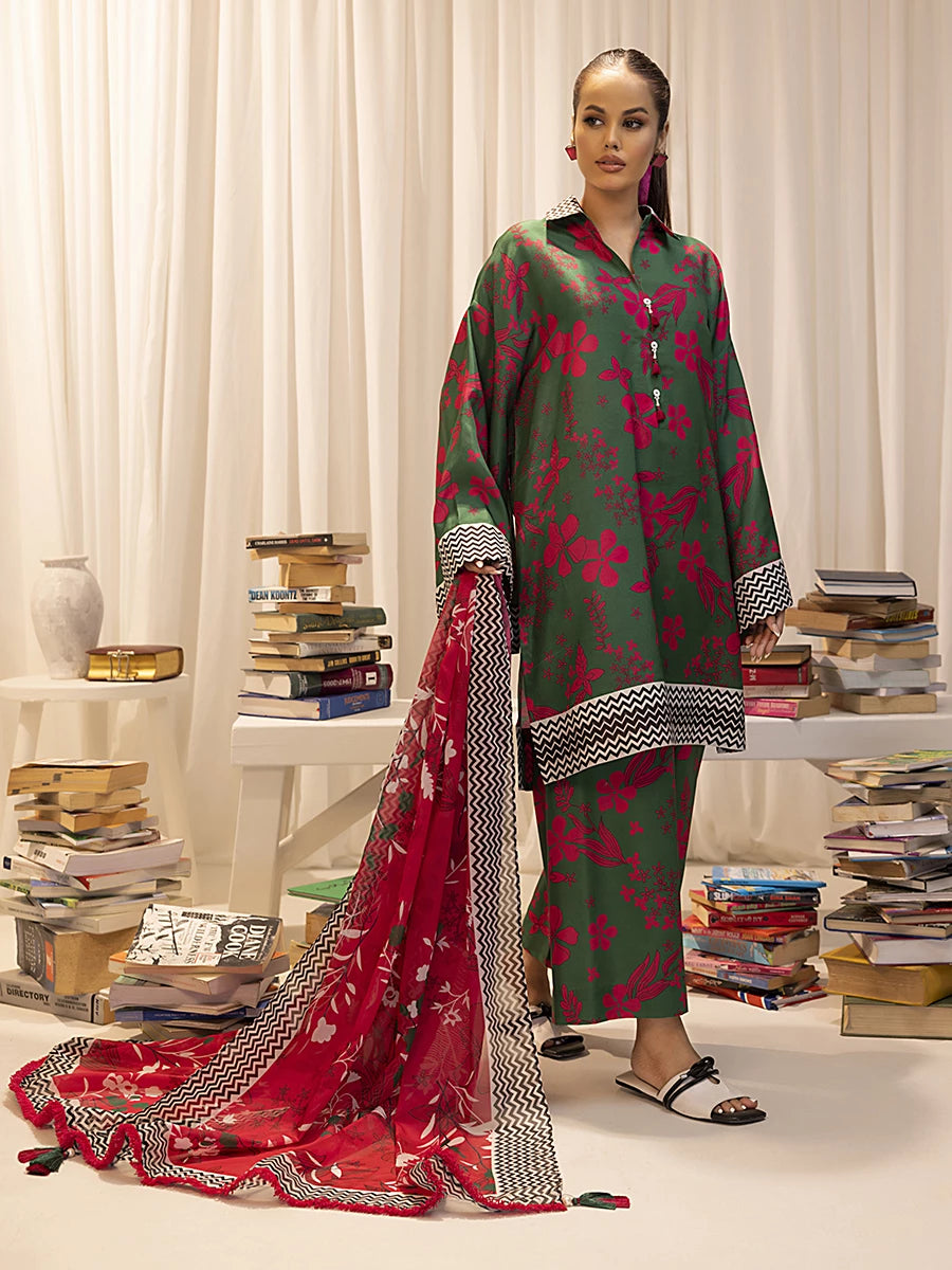 Salitex | Sibel Printed Lawn Silk | ST-01 XS