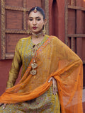 Salitex | Signature Festive Chiffon | SUNW6JI023UT M Mustard Khaddi Net
