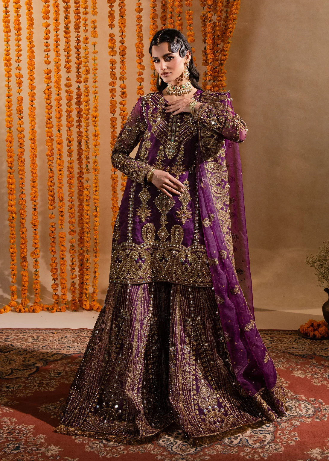 Maria Osama Khan | Sajni Wedding Festive | Yashfa - Pakistani Designer Dress - by Maria Osama Khan | Type: Bridal - 100% Original at Saira Sultan