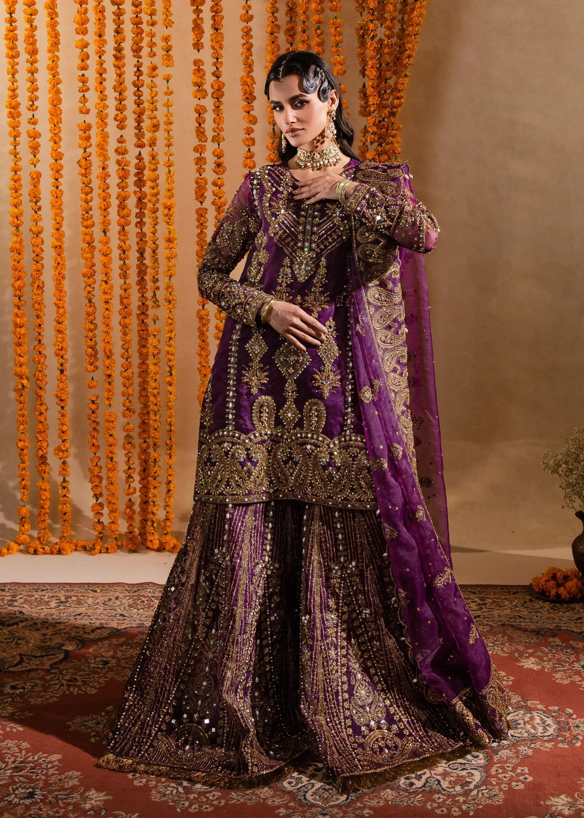 Maria Osama Khan | Sajni Wedding Festive | Yashfa - Pakistani Designer Dress - by Maria Osama Khan | Type: Bridal - 100% Original at Saira Sultan