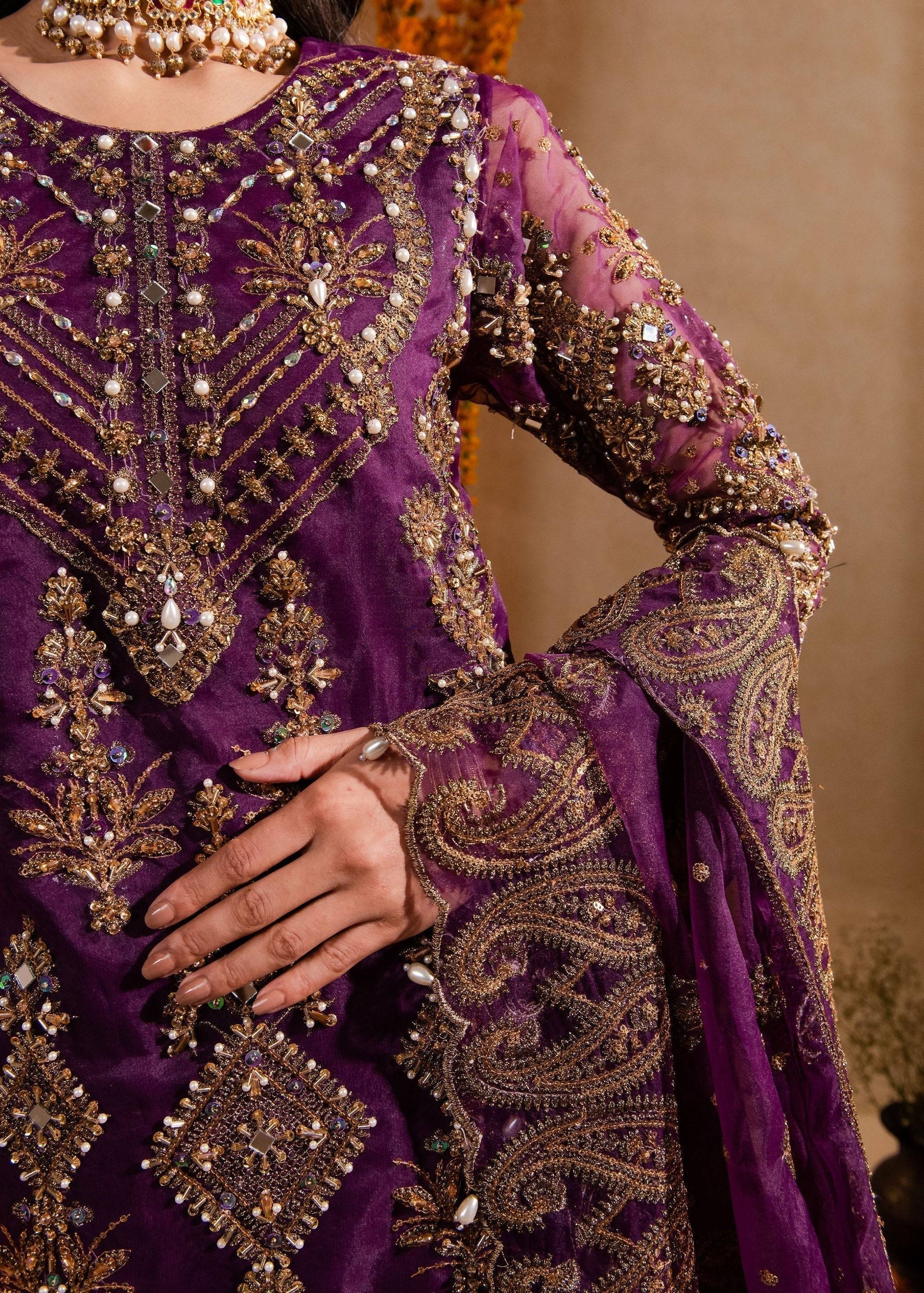 Maria Osama Khan | Sajni Wedding Festive | Yashfa - Pakistani Designer Dress - by Maria Osama Khan | Type: Bridal - 100% Original at Saira Sultan